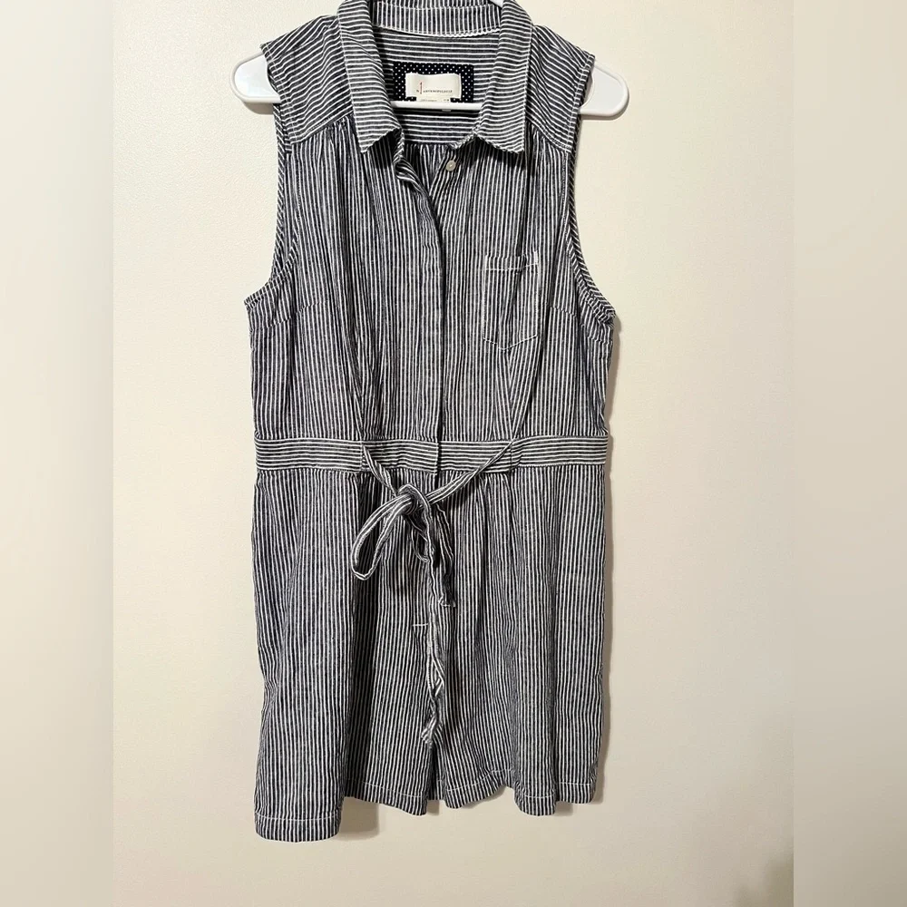 Anthropologie Collared Romper